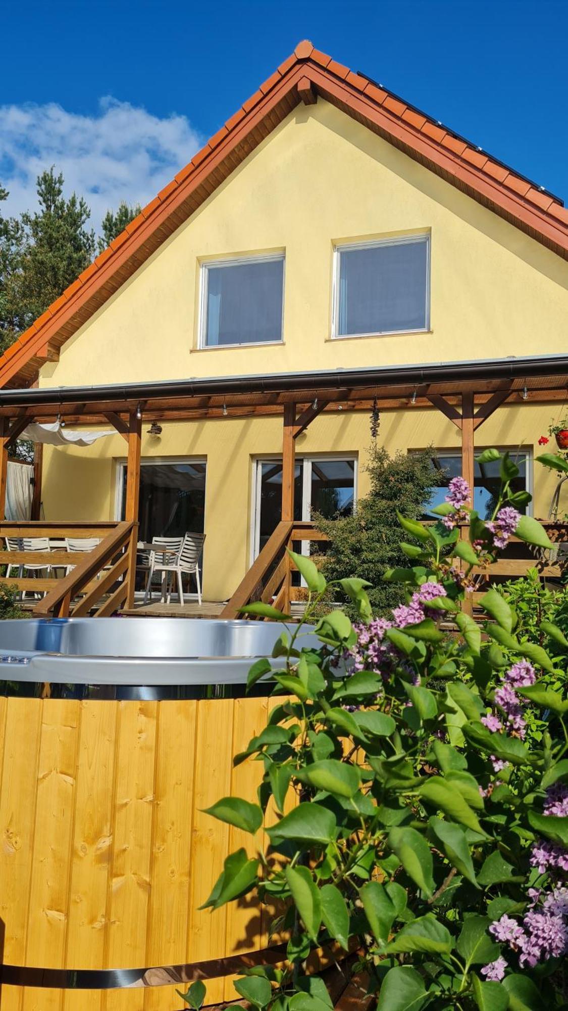 Trasa S7 W 2H Z Warszawy I Gdanska, Jadamowo Holidaymazury, Jacuzzi, Jezioro Olsztynek Dış mekan fotoğraf